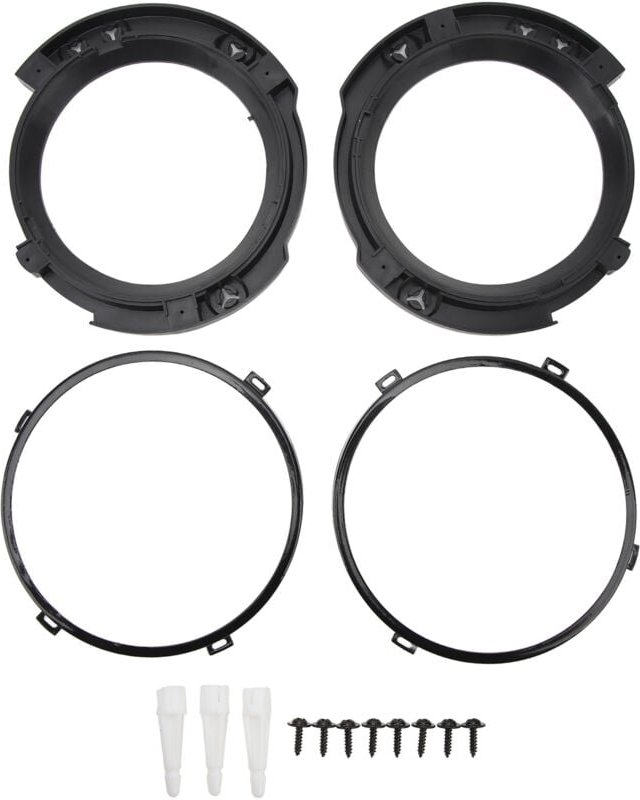 2Pcs 7 Zoll Auto Runde Scheinwerfer Montage Halterung Ring für Wrangler JK 2007-2018