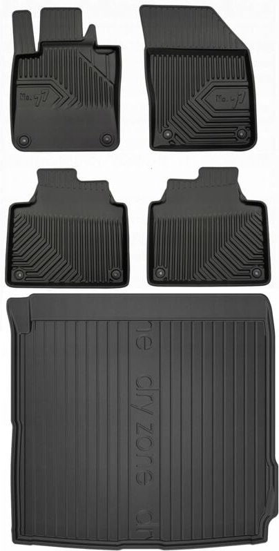 SET 77 Gummimatten und Abdeckung für Volvo S90 ab 2016-