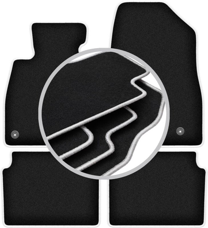 CARLUX-SILVER Autofußmatten für: Mazda 6 GJ III Kombi (2012-)