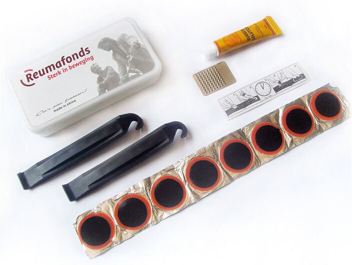 Thumbnail - Csparkv - Room Repair Kit Fahrradreparaturset Fahrrad-Patchset Selbstklebendes Fahrradreifen-Reparaturset Kleberfreie Re...