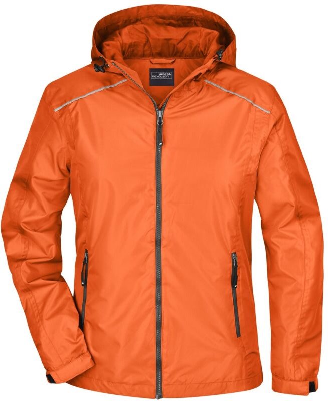 James&nicholson - Sportliche, funktionale Outdoorjacke Damen JN1117 Gr. 2XL orange/carbon