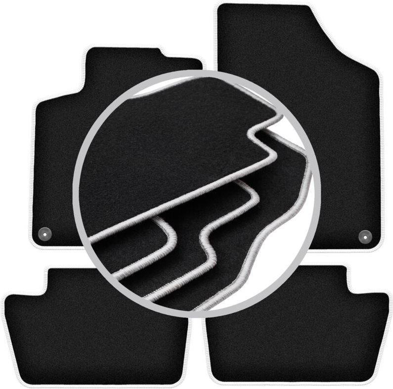 CARLUX-SILVER Autofußmatten für: Peugeot 308 I Fließheck, Kombi, SW (2007-2013)