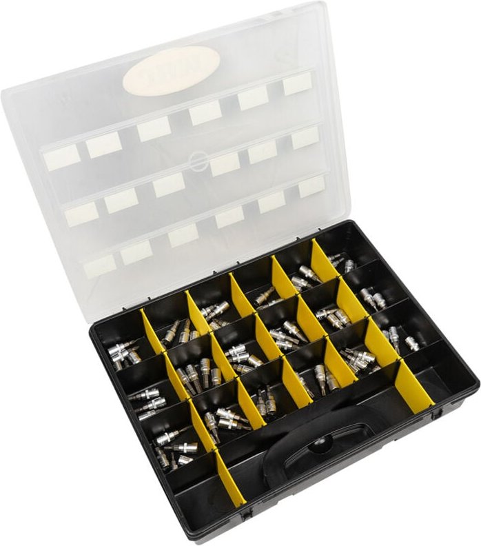 JBM - 1/4' sortierter schraubendreher-bit-koffer 52538