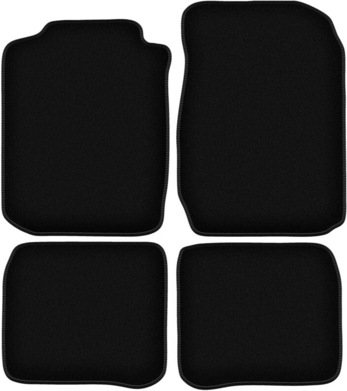 BASIC schwarze Veloursmatten für: Toyota Corolla E11 Fließheck (1997-2001)