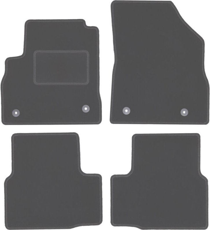 Graphit-Fußmatten für: Opel Astra K Limousine, Schrägheck, Kombi (2015-)