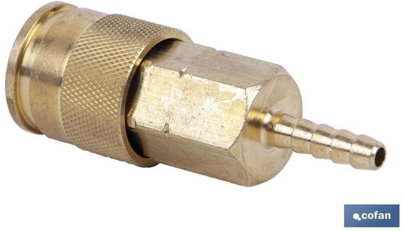 Schnellverbinder Rohrspieß 10 mm großer Durchfluss