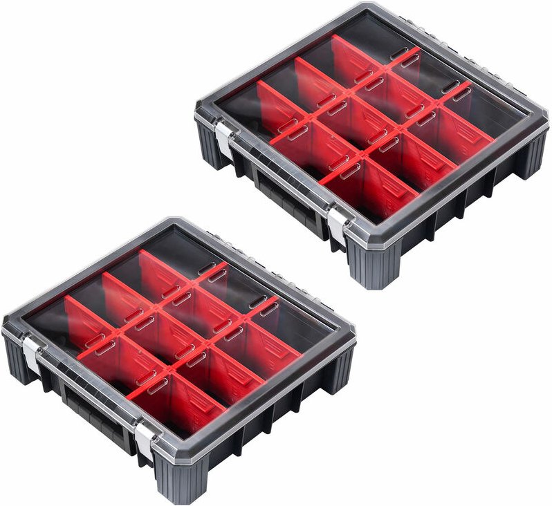 2x ADB Kleinteilemagazin Sortimentskasten Sortierkasten Organizer hd 400