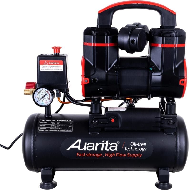Auarita 900w 8l Ölfreier Kompressor Zwei-Zylinder-Leise Kompressor
