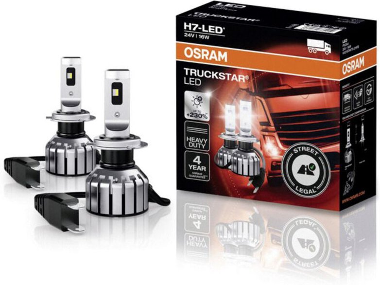 Osram - Automotive 64215DWTS-2HFB led Leuchtmittel Truckstar H7 16 w 24 v