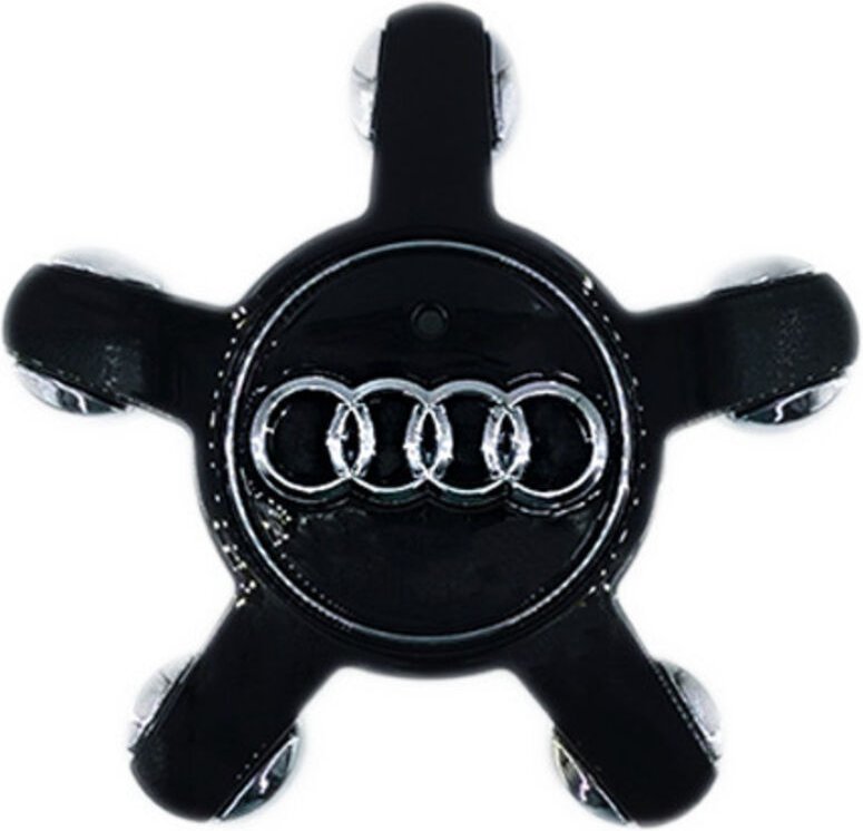 Stück Radkappen für Audi A3 A4L A5 A6L A8L Q3 Q5, Felgenkappen Radkappen Autozubehör, 135 mm, Schwarz