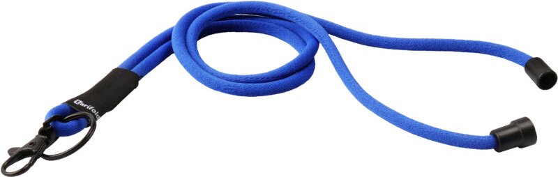 Textilband Schlüssel Namensschlilder 0,5 x 4,6 mm (d. x l) Sicherheitsverschluss Karabinerhaken Schlüsselring blau 10 St...