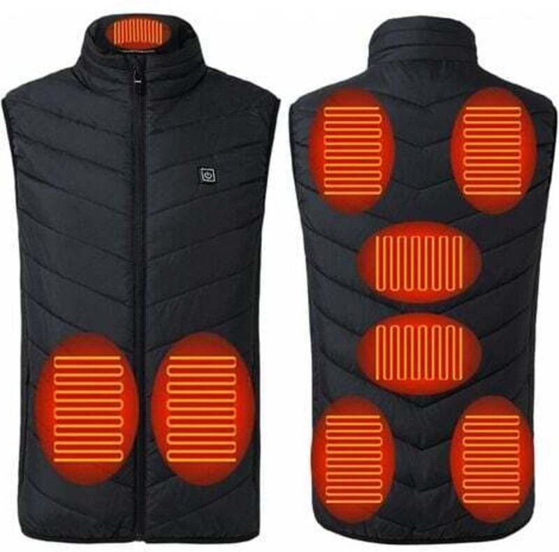 Schutzjacke und Weste, beheizte Weste für Männer und Frauen – usb wiederaufladbare elektrische beheizte Jacke – waschbar...