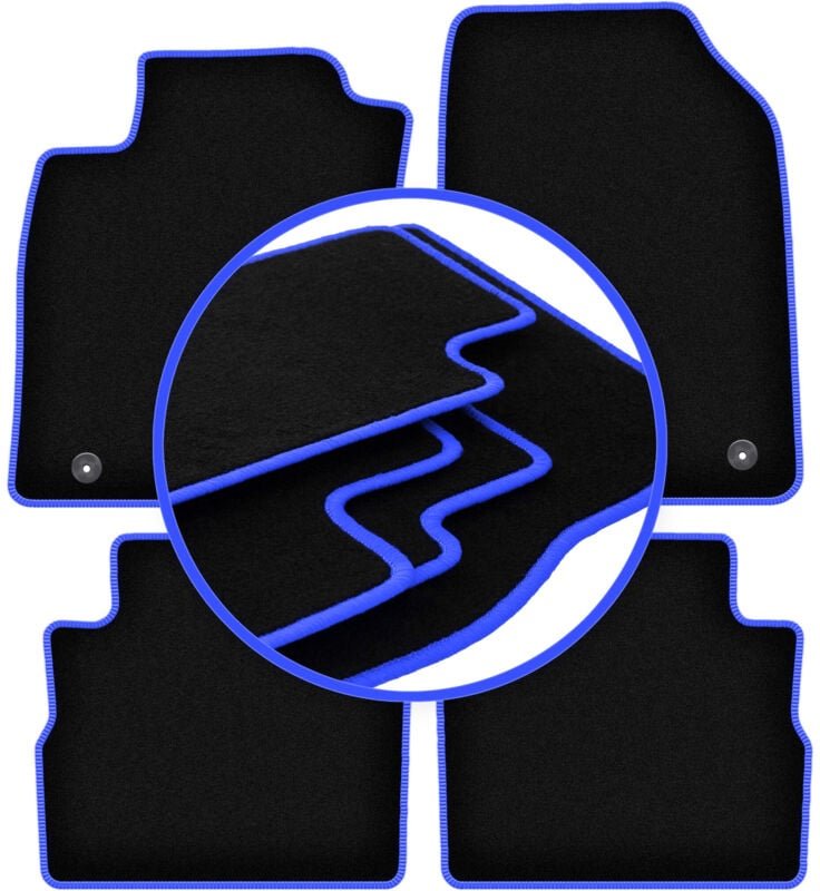 CARLUX-BLUE Autofußmatten für: Opel Signum Kombi (2003-2008)