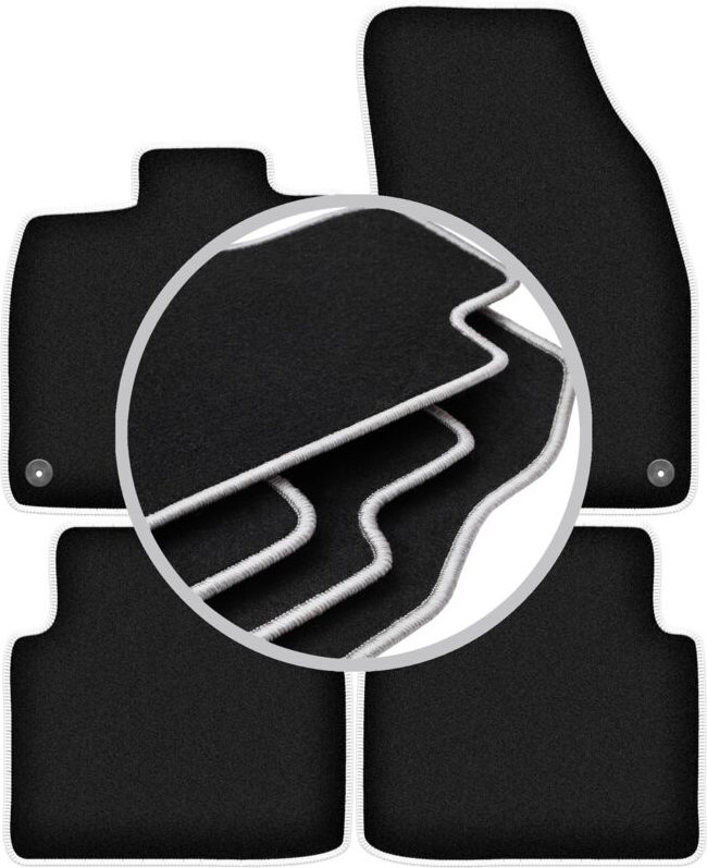 CARLUX-SILVER Autofußmatten für: Skoda Enyaq iV SUV (2020-)