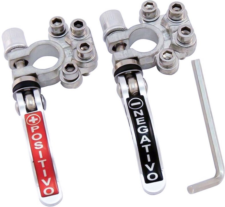 Batteriepolverbinder, oberer Pol, Batteriepolelektroden, sae/jis A-Typ, positive und negative Anschlüsse, für Autos, LKW...