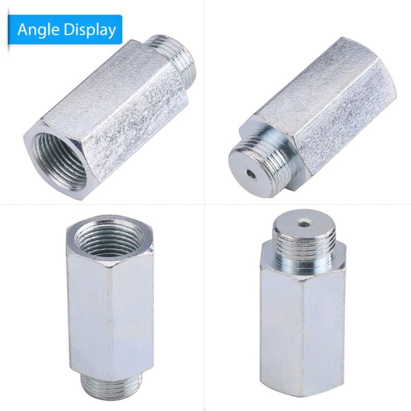 Edelstahl Lambda O2 Sauerstoffsensor Extender Spacer für M18x1.5 - Ej.life