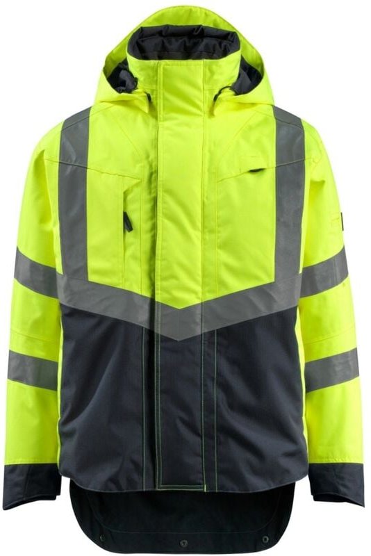 Mascot SAFE SUPREME Warnschutz Hard Shell Jacke Harlow 15501-231 Gr. 3XL hi-vis gelb/schwarzblau