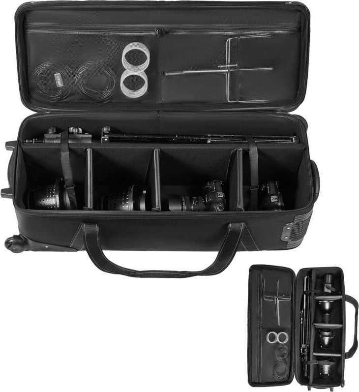 Mophorn - Kamera-Trolley, 35,83 x 11,81 x 14 Zoll / 91 x 30 x 35,5 cm, gepolsterte Tragetasche mit Rädern, Griff, Riemen...