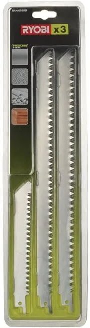 RAK03SSRB 3 Universalklingen gerade Säge Holz Kunststoff Metall - Ryobi