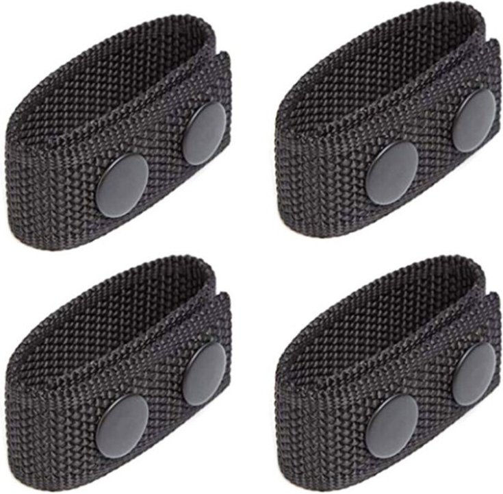 Stück Gürtelfixierer, doppelter Druckknopf zur Befestigung von Gürteln, Outdoor-Sportgeräten, Zubehörgürtel, Polizei-Tak...