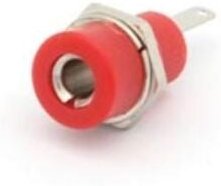 Polklemme 4 mm lötanschluss - rot