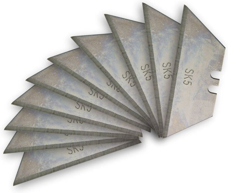 10x Trapezklingen für Sicherheitsmesser 60x19