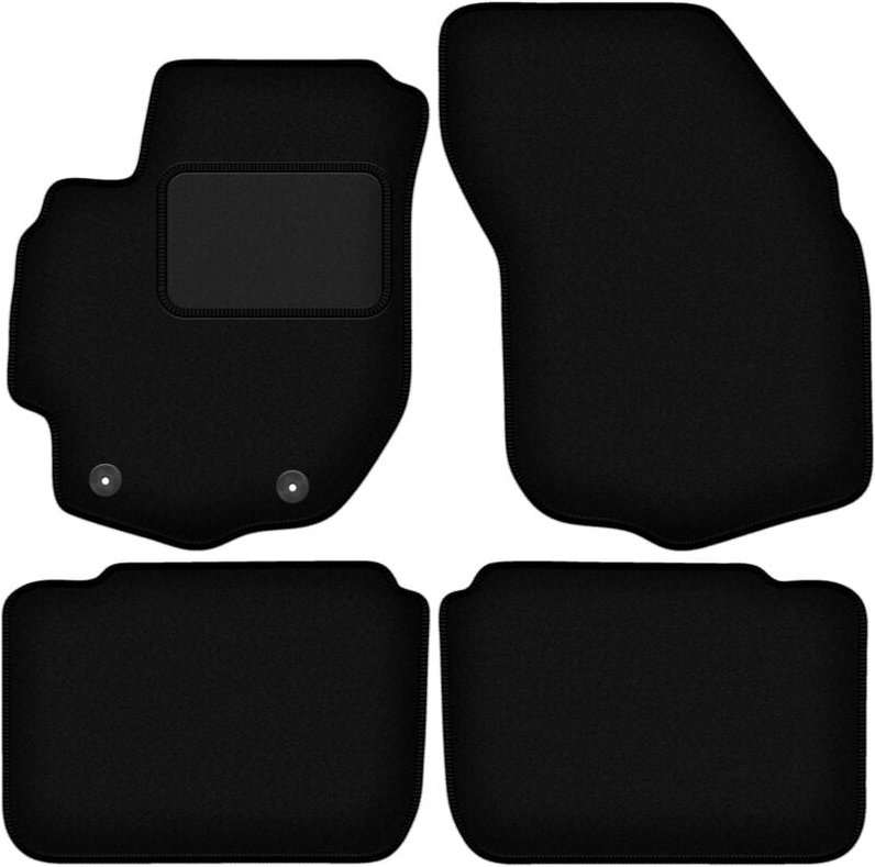 Schwarze Veloursmatten für: Suzuki Liana FL Fließheck, Limousine (2005-2008)