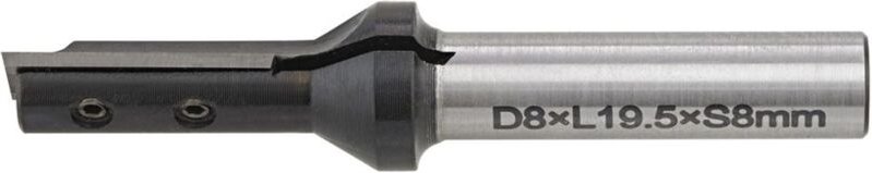 Wendeplatten-Nutfräser 12x19,5x63 mm - Fortis