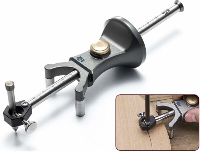 Diy Scriber Dual-Use-Holz Scribe Werkzeuge Multifunktionale Zeichnung Linien und Bögen