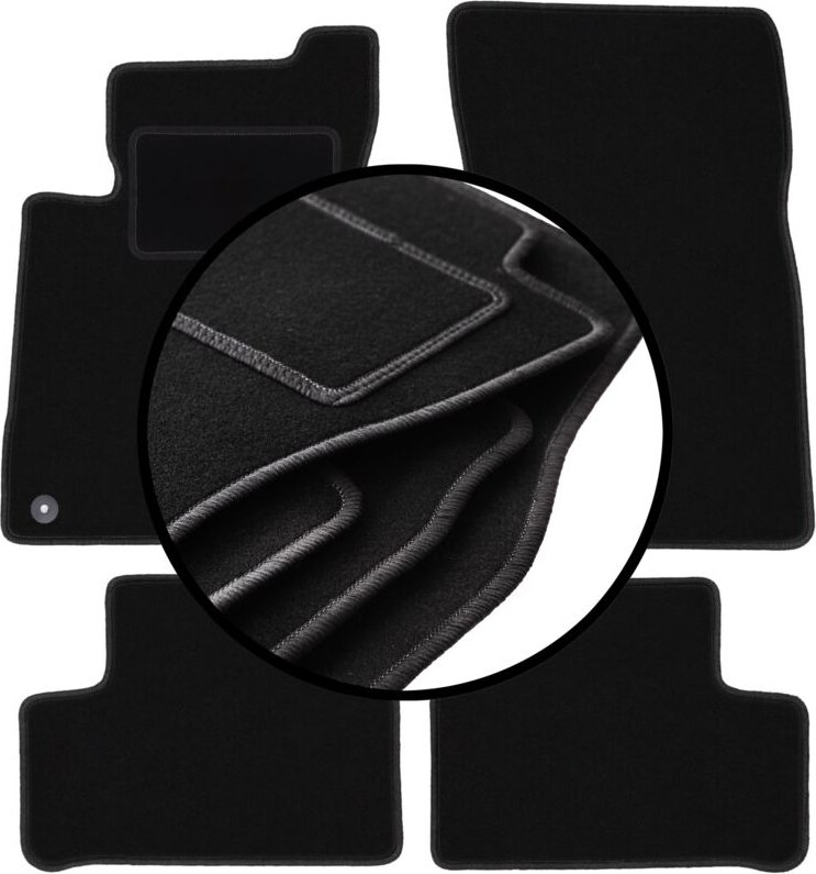 Komplettset Veloursmatten für: Mercedes B W247 Minivan (2018-)