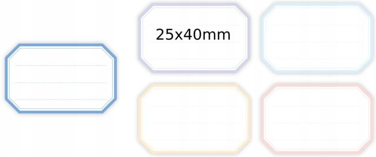 NIIMBOT D/B Serie 25 x 40, 160 Stück, Aufkleber für Laptops