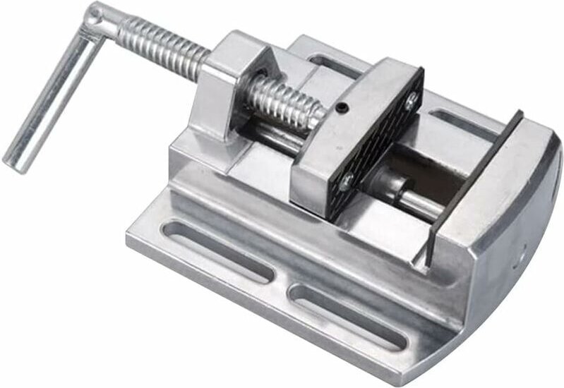 Bohrmaschinenschraubstock, 2,5-Zoll-Öffnung, Schraubstock aus Aluminiumlegierung mit Führungsstange für Elektriker und H...
