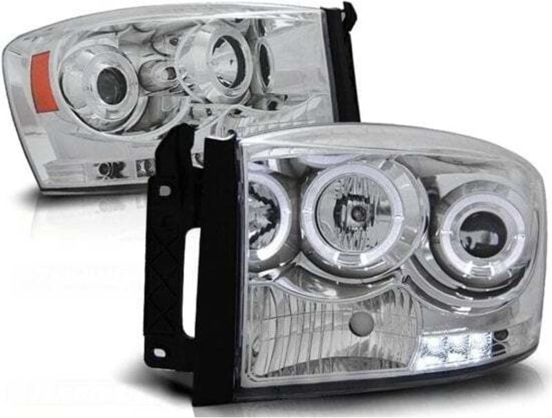 Viking Choice - Scheinwerfer Dual Halo Felgen dodge ram 06-08 angel eyes chrome