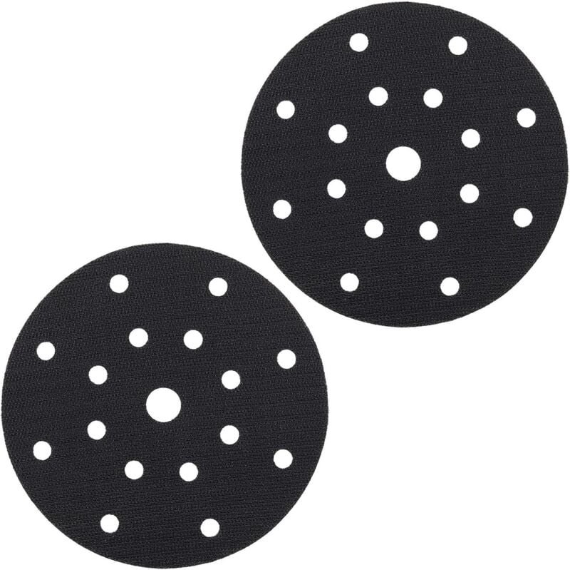 2 Stück 150 mm 17 Löcher Klebeunterlage Weiches Interface-Pad für 150 mm 17 Löcher Pneumatisches und elektrisches Schlei...