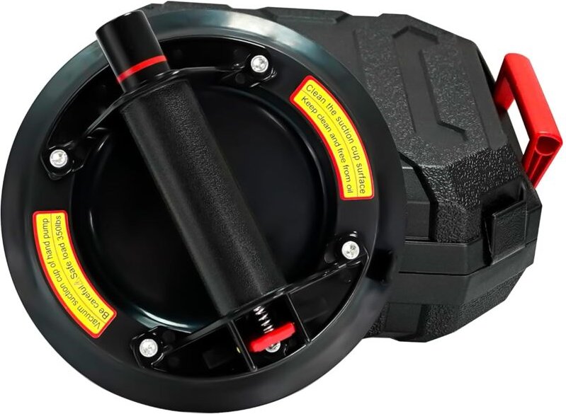 Gabrielle - Fliesen-Saugnapf, 8-Zoll-Fenster-Vakuum-Saugnapf, schwere Handhabung 200 kg, für Fliesen, Glasscheiben, Marm...