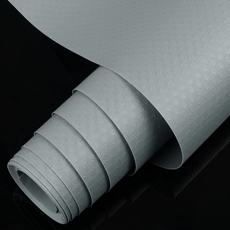 Schubladeneinlage, grau, rutschfest, nicht klebend, DIY-Kühlschrankmatte, Schrankregal, EVA-Kunststoffschutz für die Küc...