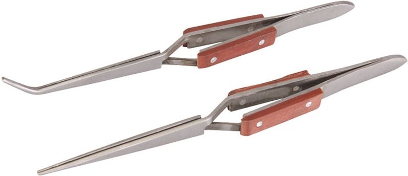 Lötpinzetten, 2-tlg. Satz 162 u. 165 mm