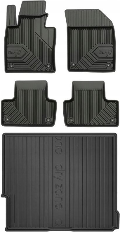 SET 77 Gummimatten und Abdeckung Volvo XC60 2 ab 2017-