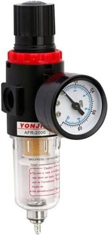 Luftfilterregler, Kompressor-Wasserabscheider, Filter-Wasser-Ölabscheider, Kompressor-Filter-Wasser-Öl, zum Filtern von ...