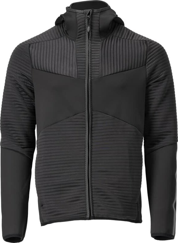 Customized Fleece Kapuzensweatshirt mit Reißverschluss 22603 Kapuzenjacke, Farbe: Schwarz - 09, Größe: s - Mascot