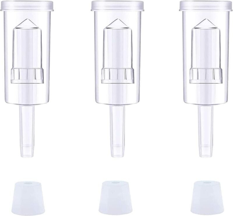 Gärspund, 3-teiliges Gärspund, Gärspund mit 3 Stopfen, Gärspund für Gärung, Gärröhrchen für Brau- und Weingärung