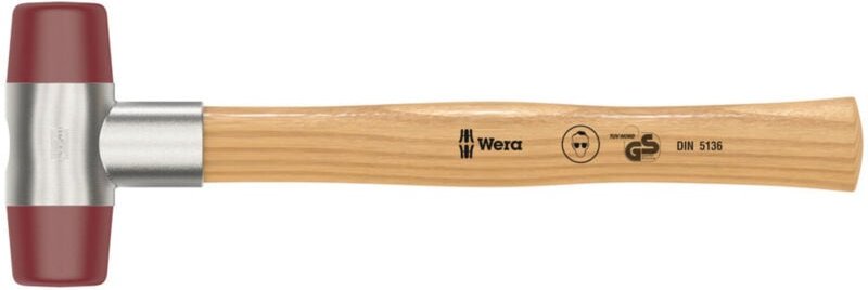 Schonhämmer mit Köpfen aus Uretan mittelhart 41 mm