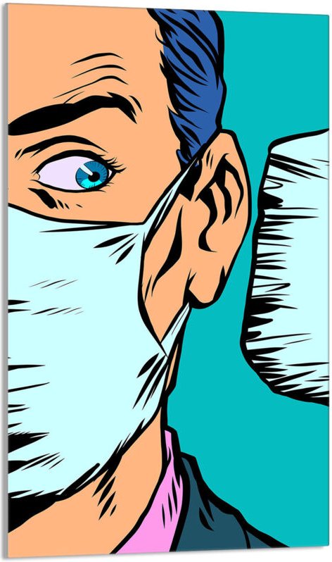 GLASSCHNEIDEBRETT 30x52 Maske