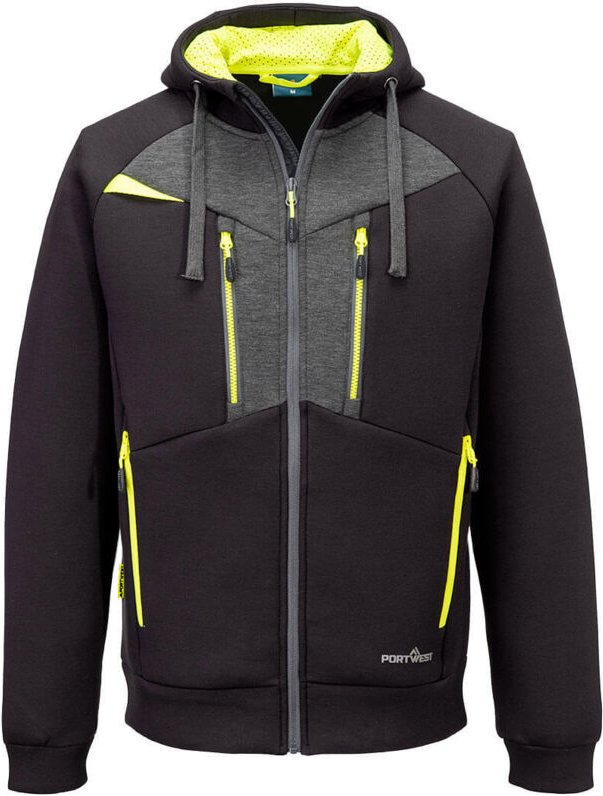 Thumbnail - Zip-Hoodie DX4 Schwarz M