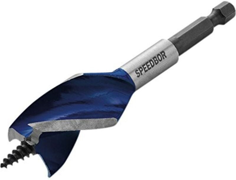 Blauer Holzbohrer Mit Rillen 6x 14100mm - I-1921930