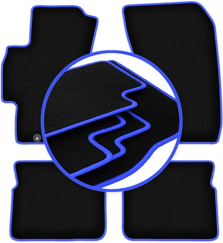 CARLUX-BLUE Autofußmatten für: Subaru Forester III SUV (2008-2013)