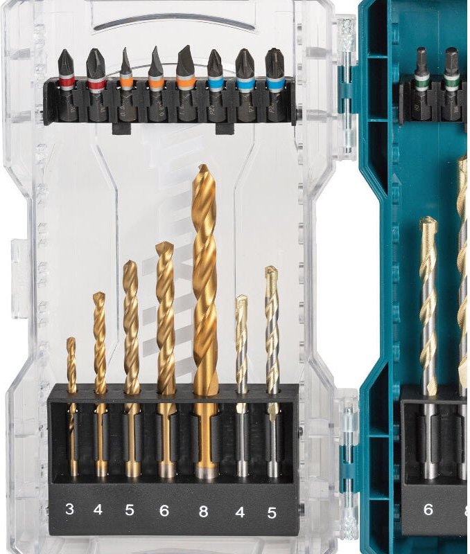 Box mit 29 Bohrern und Bits von Makita E-07054