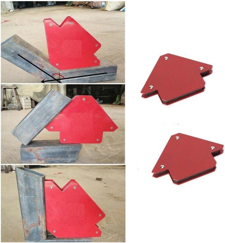 Trade Shop Traesio - Trade Shop - magnetische magnetische quadra für saldatrice 45° 90° 135° 25LB 12Kg -