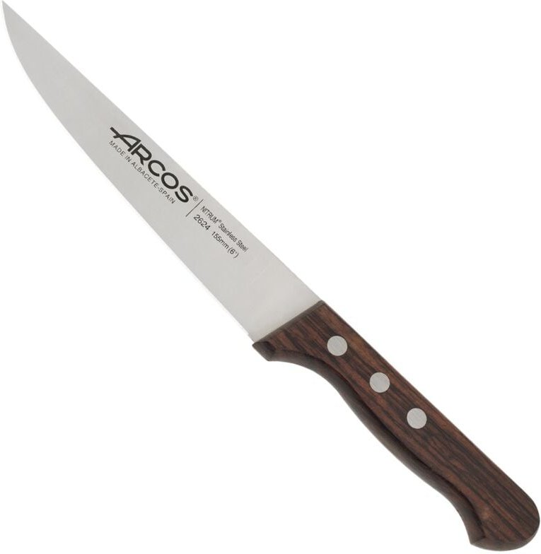 Küchenmesser Arcos Palisanderholz 262400 rostfreier Stahl Nitrum und mango Palisander mit 15,5 cm Klinge und Klingenhüls...
