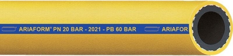 Pressluft-/Wasserschlauch ariaform®/yellow Innen-Ø 25,0 mm Außen-Ø 39,0 mm Länge 40 m Gelb